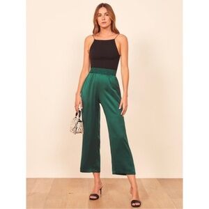 Reformation Harland Silk Pants size 4